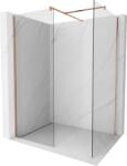 Mexen Kioto zuhanyfal Walk-in 150 x 70 cm, átlátszó, kefe hatású réz - 800-150-202-65-00-070 (800-150-202-65-00-070)