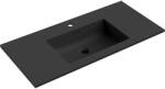 Mexen Otis munkalapba süllyesztett mosdókagyló 101 x 46, 5 cm, fekete matt - 25181071 (25181071)