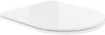Mexen lassan leereszkedő, vékony duroplaszt WC-ülőke, fehér fényes - 39224000 (39224000)