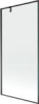 Mexen Next 1-szárnyú zuhanyfal 90 x 150 cm, fekete keret, fekete - 895-090-000-00-70-70 (895-090-000-00-70-70)