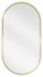 Mexen Loft ovális fürdőszobai tükör 75 x 40 cm, arany keret - 9851-075-040-000-50 (9851-075-040-000-50)