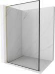 Mexen Kioto L zuhanyfal Walk-in 100 x 200 cm, fekete keret, arany kefe - 800-100-103-55-70 (800-100-103-55-70)
