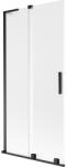 Mexen Velar L fürdőkádparaván 2-szárnyú tolóajtós 95 x 150 cm, matt, fekete - 896-095-003-31-70 (896-095-003-31-70)
