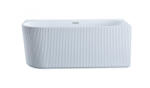Sanoterm Cada freestanding Adria cu riflaj 170x75 cm cu montaj dreapta (adriariflaj170dreapta)