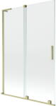 Mexen Velar L kétpaneles, 120 x 150 cm, átlátszó, arany szálcsiszolt zuhanyfal - 896-120-003-01-55 (896-120-003-01-55)