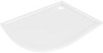 Mexen Flow félköríves aszimmetrikus slim jobb zuhanytálca 100 x 90 cm, fényes fehér - 46Q109010R (46Q109010R)
