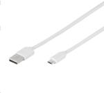 Vivanco USB A --> micro USB B összekötő kábel 1m fehér (PBVVMUSBWHITE) (PBVVMUSBWHITE) (PBVVMUSBWHITE)