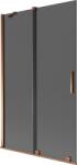 Mexen Velar kétszárnyú kádparaván, 110 x 150 cm, grafit, rózsaarany - 896-110-000-41-60 (896-110-000-41-60)