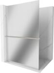 Mexen Kioto+ L zuhanyfal polccal Walk-in 70 x 200 cm, tükör, szálcsiszolt nikkel - 800-070-123-97-50 (800-070-123-97-50)