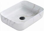 Mexen Carla 50 x 39 cm-es pultra szerelhető mosdó, fehér kő - 21555091 (21555091)