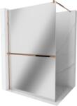 Mexen Kioto+ zuhanyfal polccal Walk-in 120 x 200 cm, tükör, rózsaarany - 800-120-121-60-50 (800-120-121-60-50)