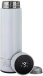 Extralink Smart Travel Termosz Bögre - 500 ml, LED, Fehér (MUG-SMART500 WHITE)