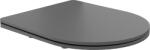 Mexen wc ülőke lassú csukódású slim, duroplast, sötétszürke matt - 39740071 (39740071)