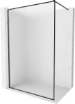 Mexen Kioto-F Walk-in zuhanyfal kerettel 120 x 202 cm, matt üveg 8 mm, fekete - 800-120-104-70-30 (800-120-104-70-30)