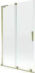 Mexen Velar L kádparaván, 2-szárnyú toló, 110 x 150 cm, átlátszó, arany - 896-110-003-01-50 (896-110-003-01-50)