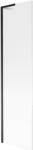 Mexen Next L fürdőkádparaván 1-szárnyú 50 x 150 cm, csíkos, fekete - 895-050-000-03-09-70 (895-050-000-03-09-70)