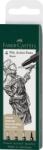 Faber Castell 82.2902 Ком лект маркери Black 4 бр (82.2902)