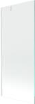 Mexen Next fürdőkád paraván 1-szárnyú 80 x 150 cm, átlátszó, fehér - 895-080-000-00-00-20 (895-080-000-00-00-20)