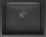 Mexen Trixo 1-medencés rozsdamentes acél mosogató 540 x 440 mm, fekete HC - 6414541000-70HC (6414541000-70HC)