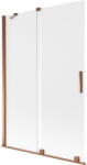 Mexen Velar kádparaván 2-szárnyú toló 120 x 150 cm, opál, rózsaarany - 896-120-000-31-60 (896-120-000-31-60)