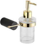Mexen Aron szappanadagoló, fekete/arany - 70881388-57 (70881388-57)