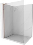 Mexen Kioto L Walk-in zuhanyfal 65 x 200 cm, átlátszó, rózsaarany - 800-065-103-60-00 (800-065-103-60-00)