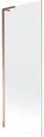 Mexen Next L egyrészes fürdőkád paraván 1-szárnyú 70 x 150 cm, átlátszó, rózsaarany - 895-070-000-03-00-60 (895-070-000-03-00-60)