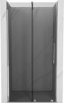 Mexen Velar tolóajtós zuhanykabin 110 cm, grafit, króm - 871-110-000-41-01 (871-110-000-41-01)