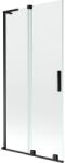Mexen Velar L fürdőkádparaván, 2-szárnyú toló 95 x 150 cm, átlátszó, fekete - 896-095-003-01-70 (896-095-003-01-70)