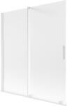 Mexen Velar 2-szárnyú, toló, zuhanyfülke 150 x 150 cm, matt, fehér - 896-150-000-31-20 (896-150-000-31-20)