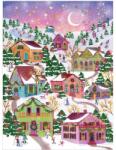 Galison 86082 - Snowcap Village, Joy Laforme - 1000 db-os Fóliás puzzle (86082)