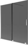 Mexen Velar 2-szárnyú, eltolható kádparaván 150 x 150 cm, grafit, króm - 896-150-000-41-01 (896-150-000-41-01)