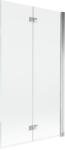 Mexen Mist 2-szárnyú, jobb oldali fürdőszobai paraván 100 x 150 cm, átlátszó, króm - 8A9-100-002-01-00-P (8A9-100-002-01-00-P)