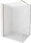 Mexen Kioto Walk-in zuhanyfal 130 x 200 cm, matt 8 mm, rózsaarany - 800-130-101-60-30 (800-130-101-60-30)