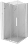 Mexen Rox tolóajtós zuhanykabin 90 x 90 cm, átlátszó, fehér - 8C2-090-090-20-00 (8C2-090-090-20-00)