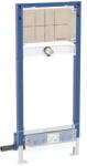Geberit Rama incastrata, pentru dus, 130 cm, cu evacuare in perete CleanWall, baterie cu montaj pe perete, montaj incastrat, pentru inaltimea pardoselii la evacuare 65-90 mm, Geberit Duofix 111.581. 00.2 111.