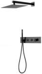 Mexen Azul fekete, falsík alatti zuhanykészlet - 7629-03-70 (7629-03-70)