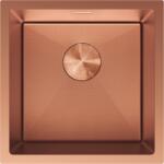 Mexen Trixo egy medencés rozsdamentes acél mosogató 440 x 440 mm, vörösréz HC - 6413441000-65HC (6413441000-65HC)