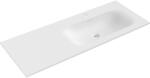 Mexen Vela munkalapba süllyesztett mosdó jobb oldali 121 x 46, 5 cm, fehér matt - 25231201P (25231201P)