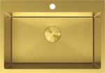 Mexen Solix egykamrás acél mosogató 650 x 450 mm, arany - 6403651000-55 (6403651000-55)