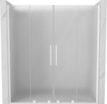 Mexen Velar Duo tolózuhanyajtó 200 cm, fagyos, fehér - 871-200-000-32-20 (871-200-000-32-20)