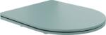 Mexen lassan záródó slim WC-ülőke, duroplast, világos zöld matt - 39740048 (39740048)