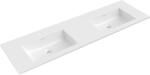 Mexen Otis munkalapba süllyesztett dupla mosdó 161 x 46, 5 cm, fényes fehér - 25181600D (25181600D)