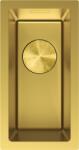 Mexen Trixo acél mosogató 1-medencés 230 x 440 mm, arany - 6411221000-55 (6411221000-55)