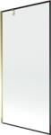 Mexen Next 1-szárnyú zuhanyfal 100 x 150 cm, fekete keret, arany - 895-100-000-00-70-50 (895-100-000-00-70-50)