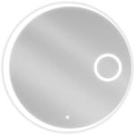 Mexen Ella megvilágított fürdőszobai tükör kozmetikai tükörrel, kerek 80 cm, LED 6000K, páramentes - 9811-080-080-611-00 (9811-080-080-611-00)