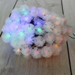 Iris Zúzmara Alakú 3cm, 12m, IPx3 Szabványos, Több Színű, 100 db LED-es, Napelemes Fényfüzér