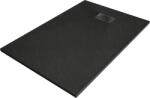 Mexen Hugo téglalap alakú zuhanytálca SMC 130 x 70 cm, fekete, fekete takaróelem - 42707013-B (42707013-B)