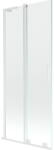 Mexen Velar L fürdőkádparaván, 2-szárnyú tolóajtós, 85 x 150 cm, átlátszó, fehér - 896-085-003-01-20 (896-085-003-01-20)