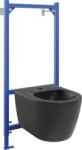 Mexen falba épített bidé keret Fenix B Carmen bidével, fekete matt - 69935884985 (69935884985)